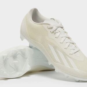 Adidas X Speedportal.4 FxG Soccer Cleats - White/Cream, Men's Size 8